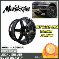 MONSTERIMS MOR 1-LAGENDA OFF ROAD RIM 4X4 RIM ORIGINAL MONSTERIMS 16 20 INCH 6x139.7 (Set) RIM 4X4 4