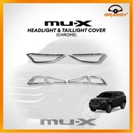 Isuzu MUX 2025 to 2026 Headlight and Taillight Cover Chrome Quality ( Car Accessories )