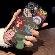 Casing Hp OPPO A92 A52 A72 A92s A93 5G A94 5G A95 5G A74 F19s F17 Pro F19 Pro F19 Pro+ F11 F9 Pro R15 R17 Case Monster Pattern Cases anti Shock clear Tpu Case Transparent Fall Prevention Silicone Softcase