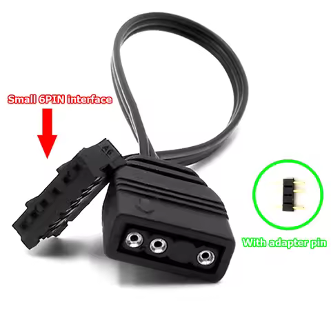Fan Controller Adapter Cable 5V 3pin To 6pin/ 4pin Converter Small 4Pin/6Pin to 5V 3Pin ARGB Fan Con