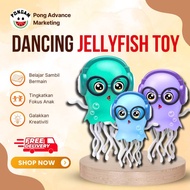 Magic Dancing Jellyfish Toy Mainan Sotong Menari LED Light Music Octopus Children Toys Kak Naga Funn