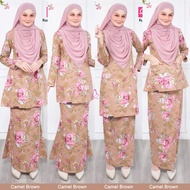 DHIA COTTON Baju Kurung Moden Baju Kurung Sedondon Kurung Mini Kurung Riau Baju Kurung Kedah Camel Brown