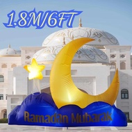 cod 2.7M/8.85FT Inflatable Christmas Tree and Little Gingerbread Man Christmas Arch Built-in LED Lig