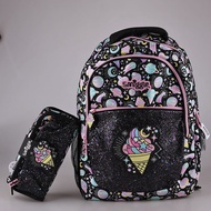 Ready Stock Original smiggle Diamond Ice Cream Student Backpack, smiggle Diamond Ice Cream Pencil Ca