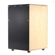 Wooden Cajon Hand Drum Children Box Drum Persussion Instrument with Stings Rubber Feet 23 * 24 * 37c