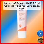 [aestura] Derma UV365 Red Calming Tone-Up Sunscreen 40ml / Korean Sunscreen / Tone-Up Effect by V-se