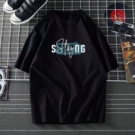 STAY STRONG POPCLOSET TSHIRT WOMAN T SHIRT MEN BAJU T SHIRT PEREMPUAN COTTON T SHIRT LELAKI SIZE S-5