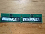 Samsung 16GB DDR5-4800 SODIMM notebook RAM - 8GB X 2 / M425R1GB4BB0-CQKOL