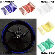 HANIRAY Motorcycle Bicycle Wheel Rim Stripe, 18-21 Inch Sports Wheel Decal Tape Sticker, Multifuncti