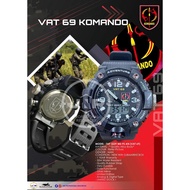 [READY STOCK] Jam Tangan KOMANDO (VAT 69) TP 3229 MD PS AN