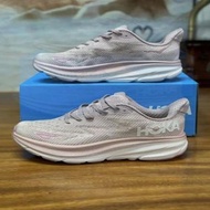 🍑全新正貨 Hoka One One Clifton 9 減震透氣跑步鞋 女款白粉