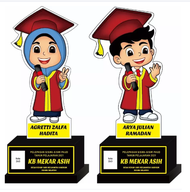 PLAKAT Patung Wisuda Akrilik