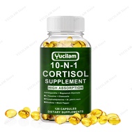 10-in-1 Cortisol Supplements –Stress Relief, Balanced Cortisol Response, Relaxation, Deep Sleep