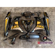 LC135 V2-V7 CUSTOM CHROME BLACK 2021COVER SET