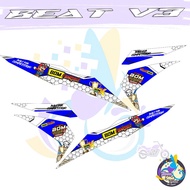 HONDA BEAT FI V2 BOOM RANGSIT STICKER DECALS