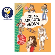 Atlas Anggota Badan Buku Aktiviti & Stiker dengan Fakta Menarik Ilustrasi Menakjubkan untuk Kanak Ka