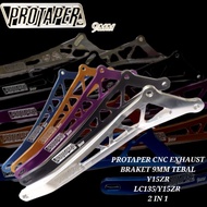 Y15 Y15ZR LC135 PROTAPER EXHAUST BRACKET CNC 9MM TEBAL