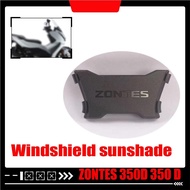 For ZONTES 350D 350 D Windshield Sunshade Windshield Decorative Plate Scooter Front Windshield 350M 
