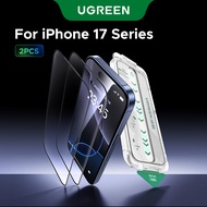 UGREEN 2Pcs Full Screen HD Screen Protector Glass with Film for iPhone 17 Pro Max iPhone 17 Pro