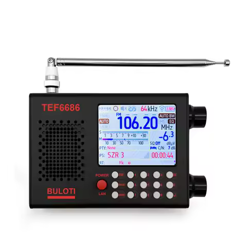 TEF6686 Radio High Sensitivity Full Band FM/LW/MW/SW/OIRT Radio Receiver Full-Band Radio Shortwave 2