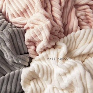 Fluffy Blanket • Aesthetic Embossed Fur Blanket
