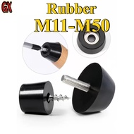 Rubber Bumper with Screw M11 - M50, Heavy - Duty Rubber Feet Pads for Furniture, Appliances, Vibrati