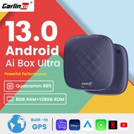 CarlinKit CarPlay Ai Box PLUS Android 13 8G + 128G ไร้สาย Android Auto CarPlay Adapter Qualcomm 6125