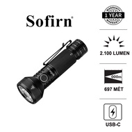 Sofirn IF22A LED LUMINUS SFT-40 flashlight, 2100 lumens, 697m range, Type-C charging, 21700 recharge