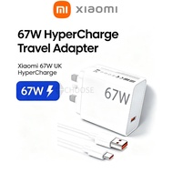 Xiaomi 67W USB Fast Charger Power Adapter with 1m Cable, Type-C to USB A