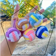 GANTUNGAN VOLLEYBALL KEYCHAIN | VOLLEYBALL KEYCHAIN | CROCHET