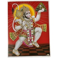 Framed Photo Poster Hanuman - Bajrang Bali, Sita Ram, Ram Darbar, Hanuman Airport, Laxmi, Saraswati 