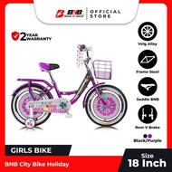 Sepeda Anak Perempuan BNB Holiday 18 Inch - Shinchan x Tahilalats