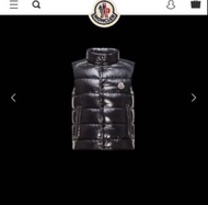 Moncler 黑色童裝羽絨背心