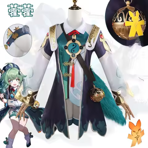 Honkai Star Rail Huohuo Cosplay Costume Full Set Outfit Uniform Dress Huo Huo Cosplay Honkai Start R