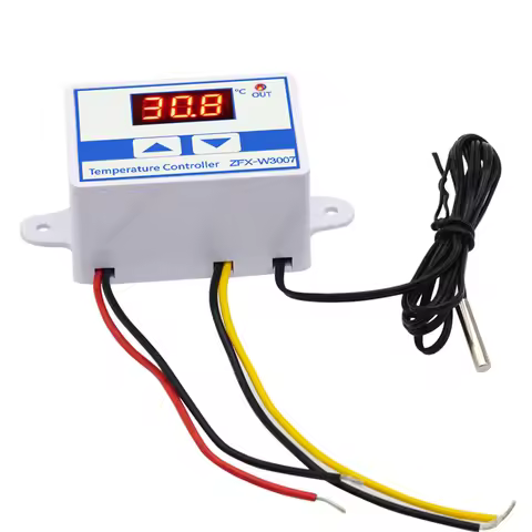 W3007 Digital Control Temperature Microcomputer Thermostat Switch Thermometer MOS Output Thermoregul