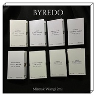 READY STOCK BYREDO 2ML VIAL TESTER PERFUME 现货小样香水2ML试用装