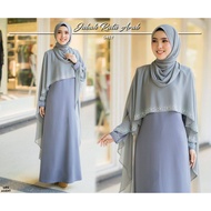 JUBAH RATU ARAB  [JUBAH MANIK BATU][GREY] | BUTIK RAISHA