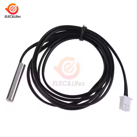NTC Thermistor Accuracy Temperature Sensor 1% NTC 3950 10K Waterproof Probe wire Cable Length 1M 30C