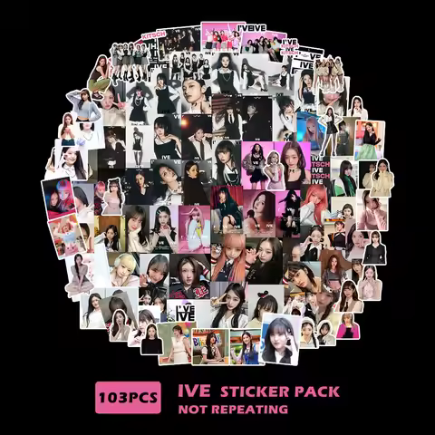 103pcs/set Kpop IVE I’ve IVE Stickers High Quality HD Photo album Character Stickers K-pop IVE I’ve 