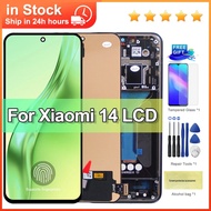 For Xiaomi Mi 14 AMOLED 6.36'' 120Hz Replacement LCD Display Touch Screen Compatible with 23127PN0CC