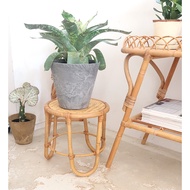 [Japan CREER] JUGLAS/Rattan Flowerpot Rack/Rattan Furniture/Rattan Small Table/Shelf