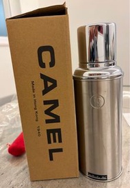 Camel 駱駝牌 銀色 不銹鋼保溫瓶