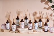 ก้านหอมผสมสารสกัดหอมแดง หอมนาน 2-3 เดือน 100 ml Oap Auan Reed Diffuser Mix Shallot Extract มี 18 กลิ