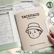 LUCKYSTOREGOODS 4PCS Foldable Folders, Portable Organize Artifacts Folding Board Folder, Gifts A3 To