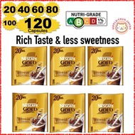 [ INSTANT COFFEE ] NESCAFE Gold Blend Rich Taste &amp; less sweetness 20/40/60/80/100/120 pcs / Instant Coffee / Easy to Make / Iced Coffee or Hot Coffee [ DIRECTLY SHIPPED FROM JAPAN ]