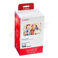 Canon SELPHY RP-108 Photo Paper Ink Set 4x6 Postcard 108 Sheets