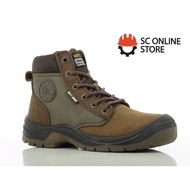 SAFETY JOGGER SAFETY SHOES DAKAR Brown and Black Middle Cut KASUT KERJA