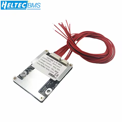 HeltecBMS Hardware 80A bms 6s 80a 6s-16s 7s 8s 10s 12s 13s 14s 36v 48v 60v Lipo lithium /Lifepo4 bat