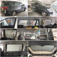 Nissan Elgrand E52 的專車專用濾光窗網太陽擋
