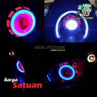 Lampu Projie Led Depan Utama Headlamp Variasi Motor Vario Ninja CBR R15 CB150R Vixion Beat